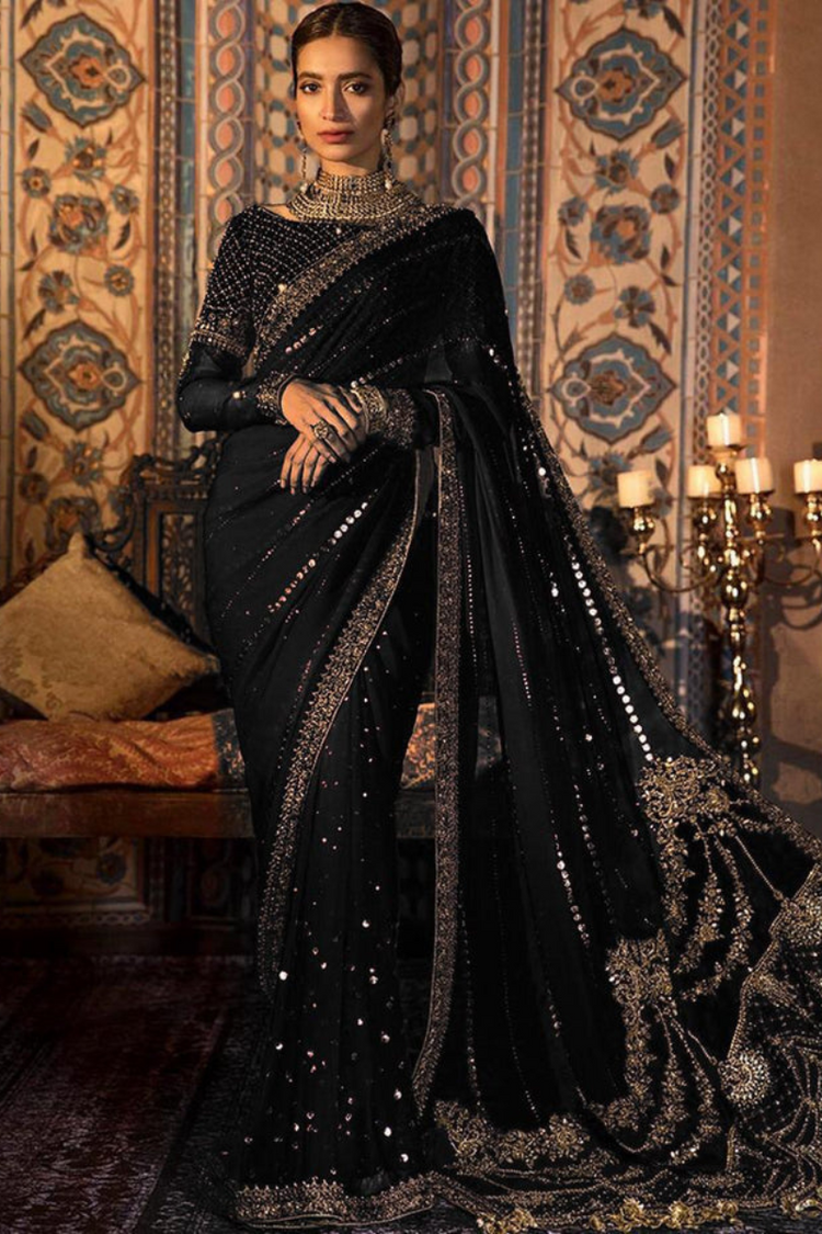 BLACK SAREE (FX-850)